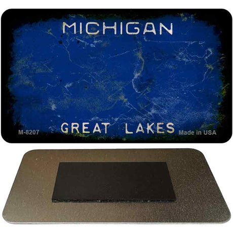 Michigan Rusty Blank Novelty Magnet M-8207