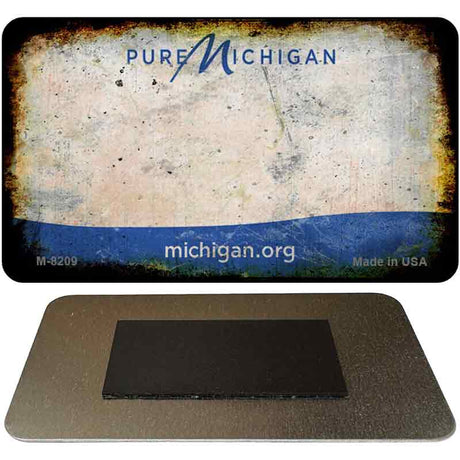 Michigan Rusty Blank Novelty Magnet M-8209