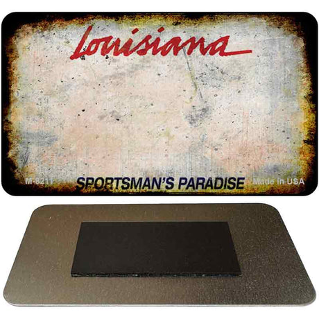 Louisiana Rusty Blank Novelty Magnet M-8211