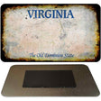 Virginia Rusty Blank Novelty Magnet M-8215