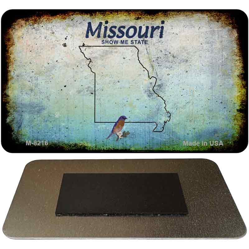 Missouri Rusty Blank Novelty Magnet M-8216