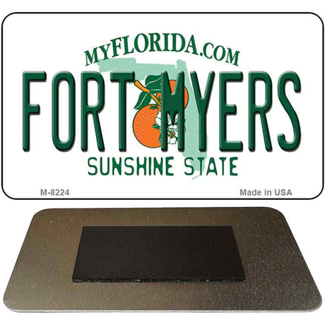 Fort Myers Florida State License Plate Tag Magnet M-8224