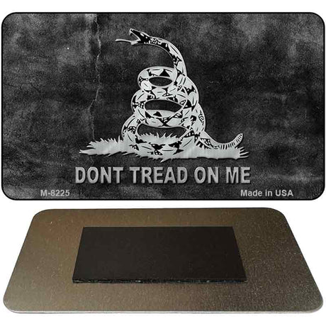 Dont Tread On Me Black Novelty Metal Magnet M-8225