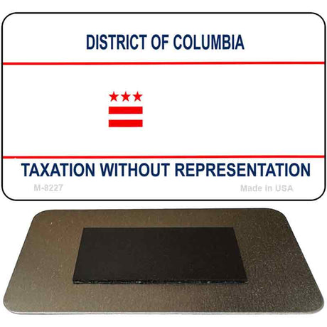 District Of Columbia Blank Novelty Metal Magnet M-8227