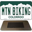 Mtn Biking Colorado Metal Novelty Magnet M-8245