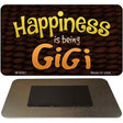 Happiness is Being Gigi Novelty Metal Magnet M-8297