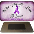 All Cancers Ribbon Novelty Metal Magnet M-8300