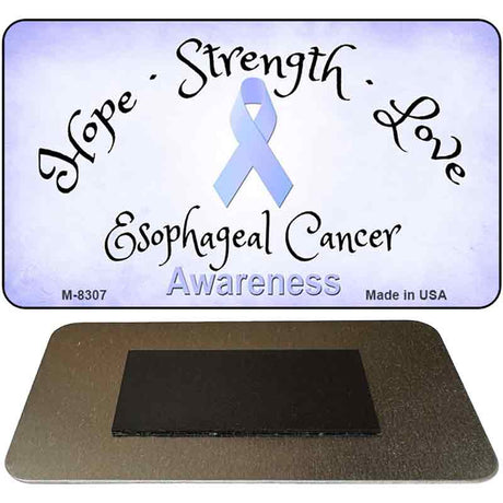 Esophageal Cancer Ribbon Novelty Metal Magnet M-8307