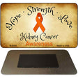 Kidney Cancer Ribbon Novelty Metal Magnet M-8309