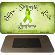 Lymphoma Ribbon Novelty Metal Magnet M-8314