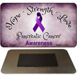 Pancreatic Cancer Ribbon Novelty Metal Magnet M-8318