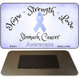 Stomach Cancer Ribbon Novelty Metal Magnet M-8321