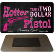 Two Dollar Pistol Novelty Metal Magnet M-8331