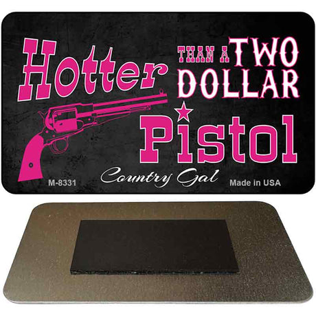 Two Dollar Pistol Novelty Metal Magnet M-8331