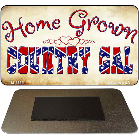 Home Grown  Gal Novelty Metal Magnet M-8335