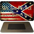 We The People Novelty Metal Magnet