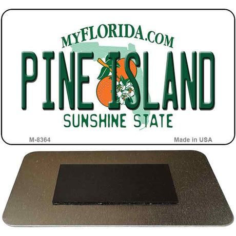 Pine Island Florida State License Plate Tag Magnet M-8364