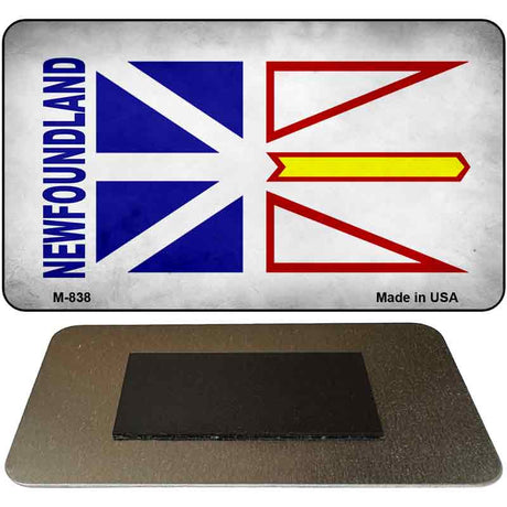 New Foundland Flag Novelty Metal Magnet M-838