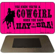 Cowgirl Novelty Metal Magnet M-8391