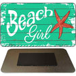 Beach Girl Novelty Metal Magnet M-8394