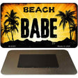 Beach Babe Novelty Metal Magnet M-8395