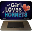 This Girl Loves Her Hornets Novelty Metal Magnet M-8421