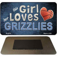 This Girl Loves Her Grizzlies Novelty Metal Magnet M-8430