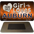 This Girl Loves Her Auburn Novelty Metal Magnet M-8477