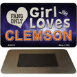 This Girl Loves Her Clemson Novelty Metal Magnet M-8479