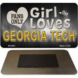 This Girl Loves Her Georgia Tech Novelty Metal Magnet M-8484