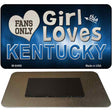 This Girl Loves Her Kentucky Novelty Metal Magnet M-8486