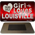 This Girl Loves Her Louisville Novelty Metal Magnet M-8487