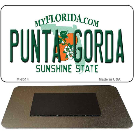 Punta Gorda Florida State License Plate Tag Magnet M-8514