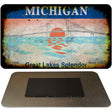 Michigan Rusty Blank Novelty Magnet M-8516