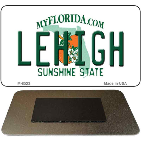 Lehigh Florida State License Plate Tag Magnet M-8523