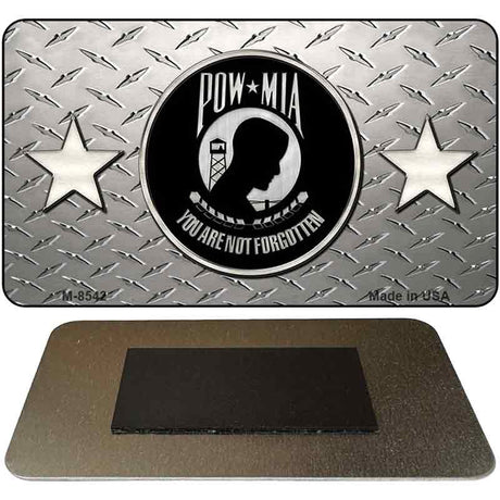 POW MIA Diamond Novelty Metal Magnet M-8542