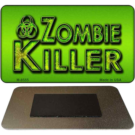 Zombie Killer Novelty Metal Magnet M-8555