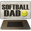 Softball Dad Novelty Metal Magnet M-8562