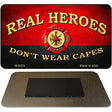 Real Heroes Red Novelty Metal Magnet M-8578