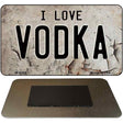 I Love Vodka Novelty Metal Magnet M-8582