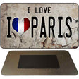 I Love Paris Novelty Metal Magnet M-8585