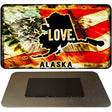 Love Alaska Novelty Metal Magnet M-8588