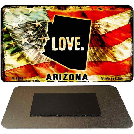 Love Arizona Novelty Metal Magnet