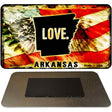 Love Arkansas Novelty Metal Magnet M-8590