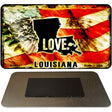 Love Louisiana Novelty Metal Magnet M-8604