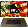 Love Missouri Novelty Metal Magnet M-8611