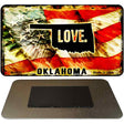 Love Oklahoma Novelty Metal Magnet M-8622