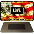 Love South Dakota Novelty Metal Magnet M-8627