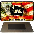 Love Washington Novelty Metal Magnet M-8633