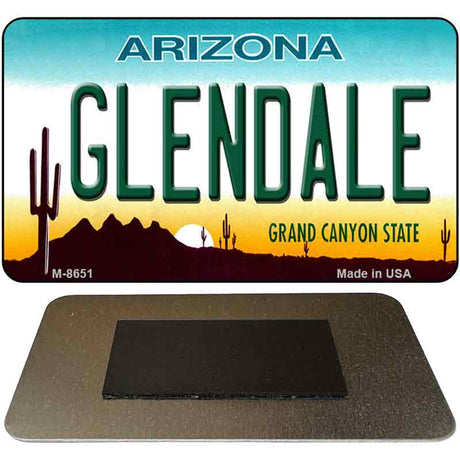 Glendale Arizona State License Plate Tag Magnet M-8651